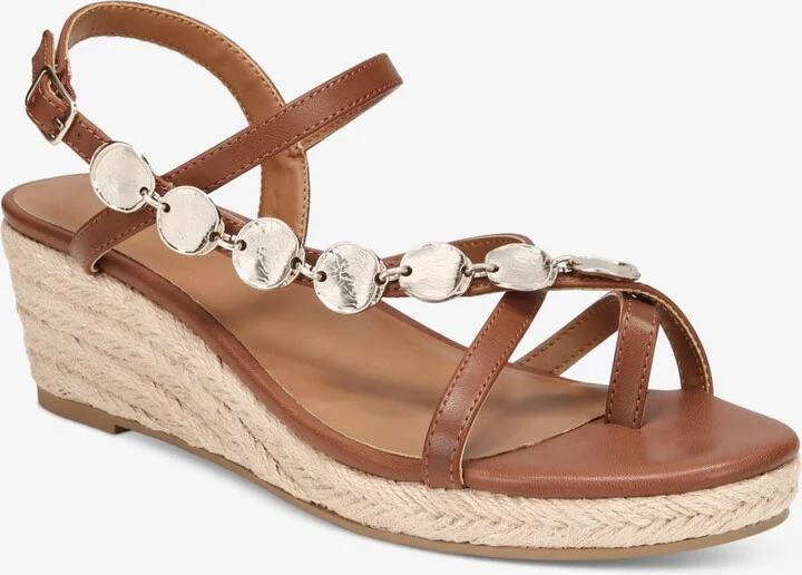 Style & Co Women's Vernn Embellished Wedge Sandals, Exclusively at Macy's