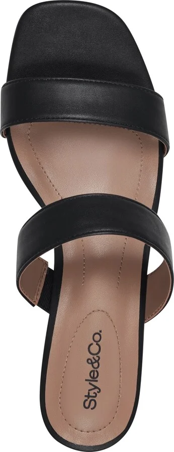 Style & Co Women's Victoriaa Double Band Block Heel Dress Sandals, Created for Macy's - Image 7