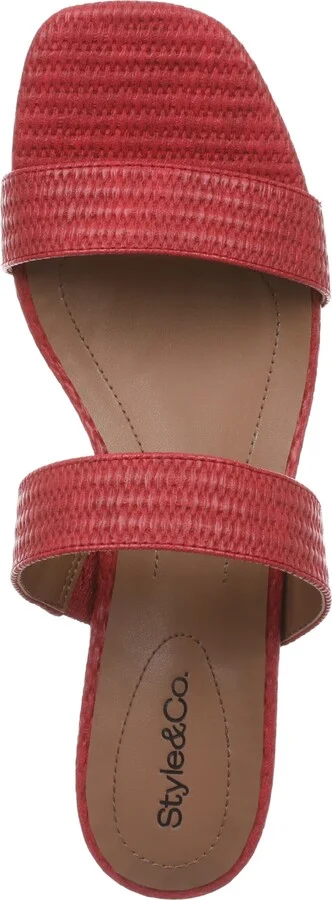 Style & Co Women's Victoriaa Double Band Block Heel Dress Sandals, Created for Macy's - Image 11