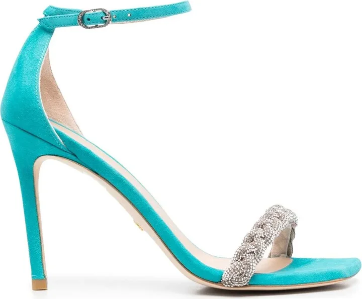 Sue 100mm braided-strap sandals