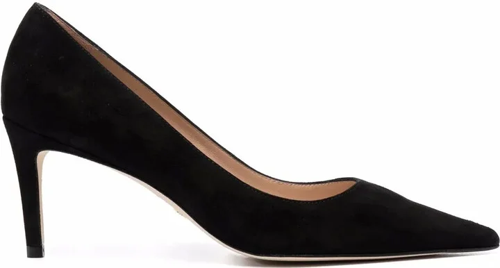 Sue 75mm pointed-toe pumps