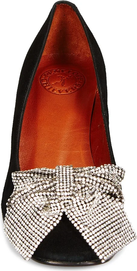 Sue Embellished Bow Pump - Image 4