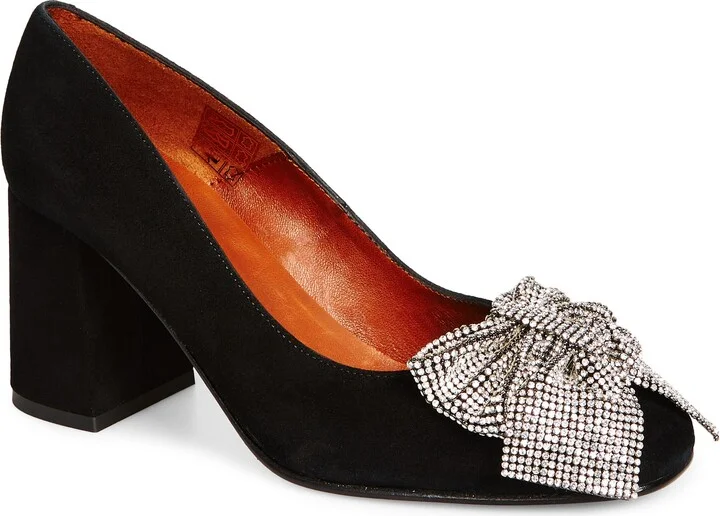 Sue Embellished Bow Pump