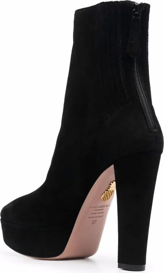 Sue high-heel boots - Image 3