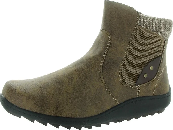 Sue Womens Faux Fur Lined Comfort Ankle Boots