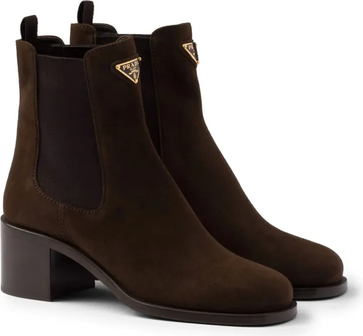 suede 55mm Chelsea booties - Image 2