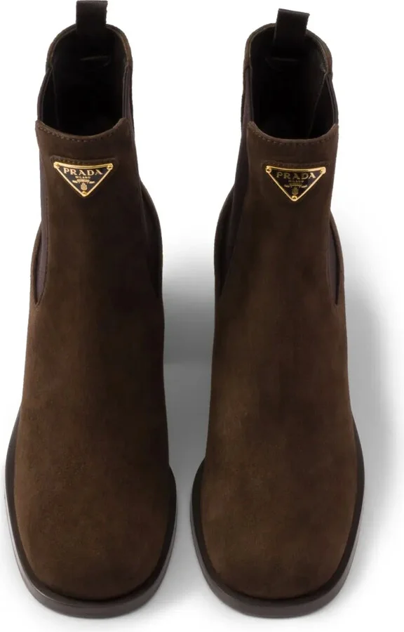 suede 55mm Chelsea booties - Image 5