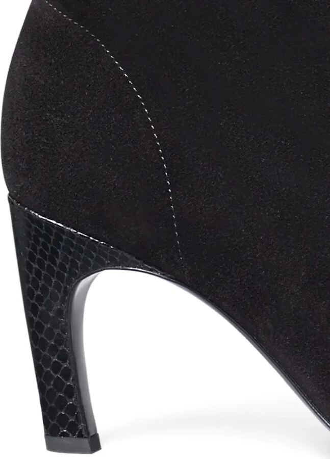 Suede 80mm Above-Knee Boots - Image 3