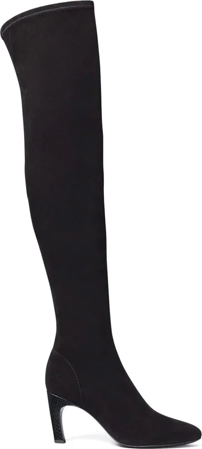 Suede 80mm Above-Knee Boots