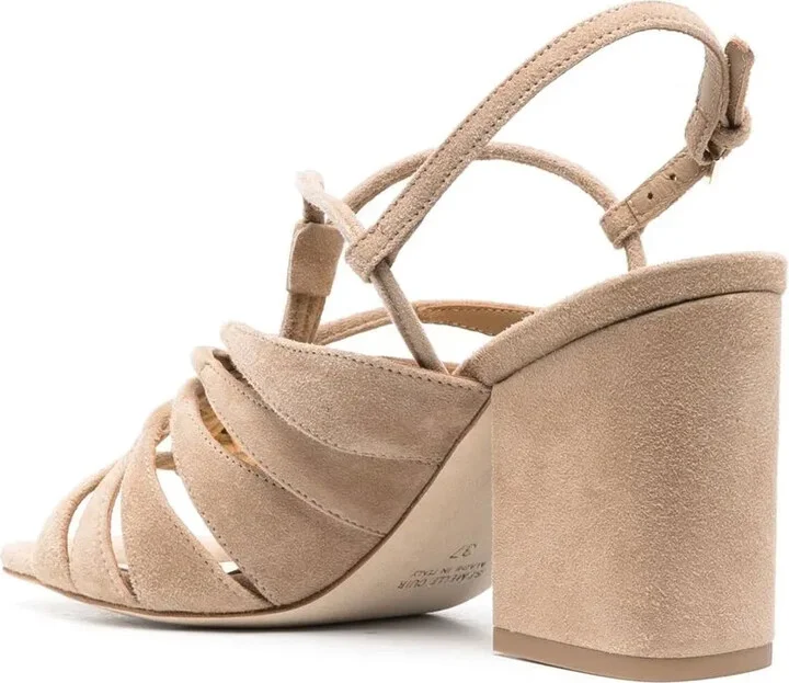 Suede 90 Block-Heel Sandals - Image 3