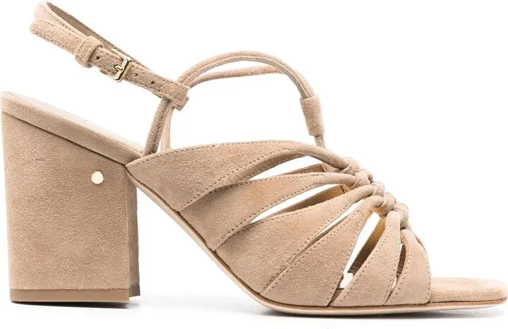 Suede 90 Block-Heel Sandals