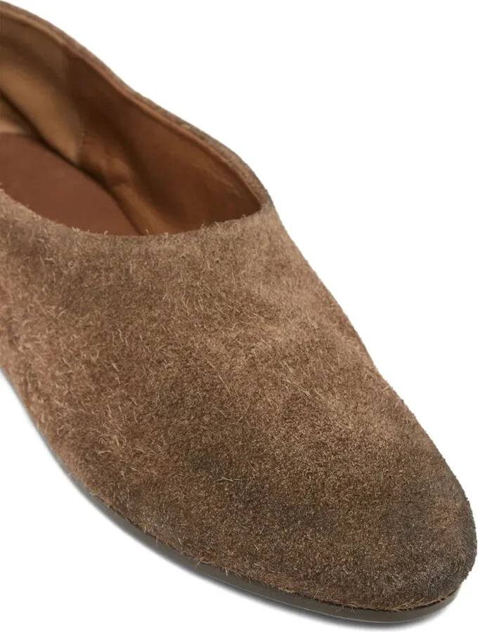 Suede Almond-Toe Loafers - Image 4