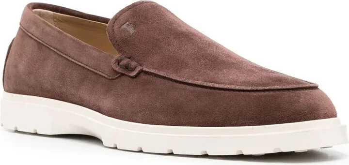 Suede Almond-Toe Loafers - Image 2