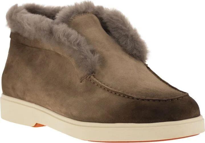 Suede And Fur Desert Boot - Image 2