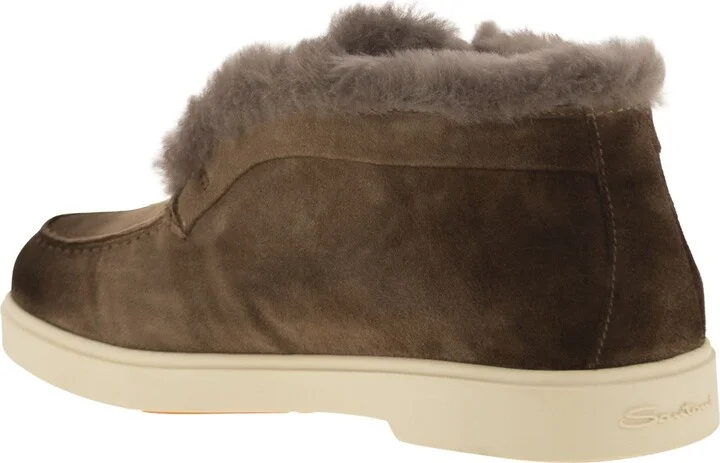 Suede And Fur Desert Boot - Image 3