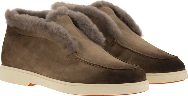 Suede And Fur Desert Boot - Image 4