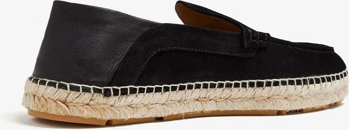 Suede and Leather Logo Espadrilles - Image 2