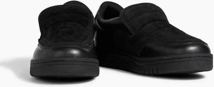 Suede and leather slip-on sneakers - Image 2