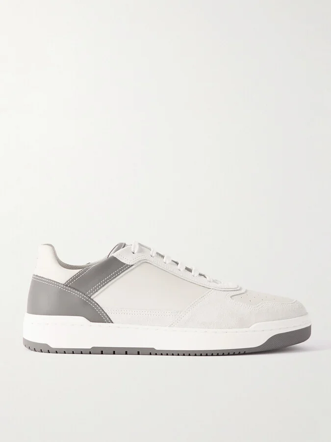 Suede and Leather Sneakers