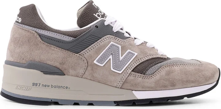 Suede And Mesh Sneakers