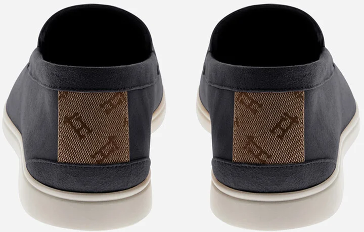 Suede And Monogram Loafers - Image 3