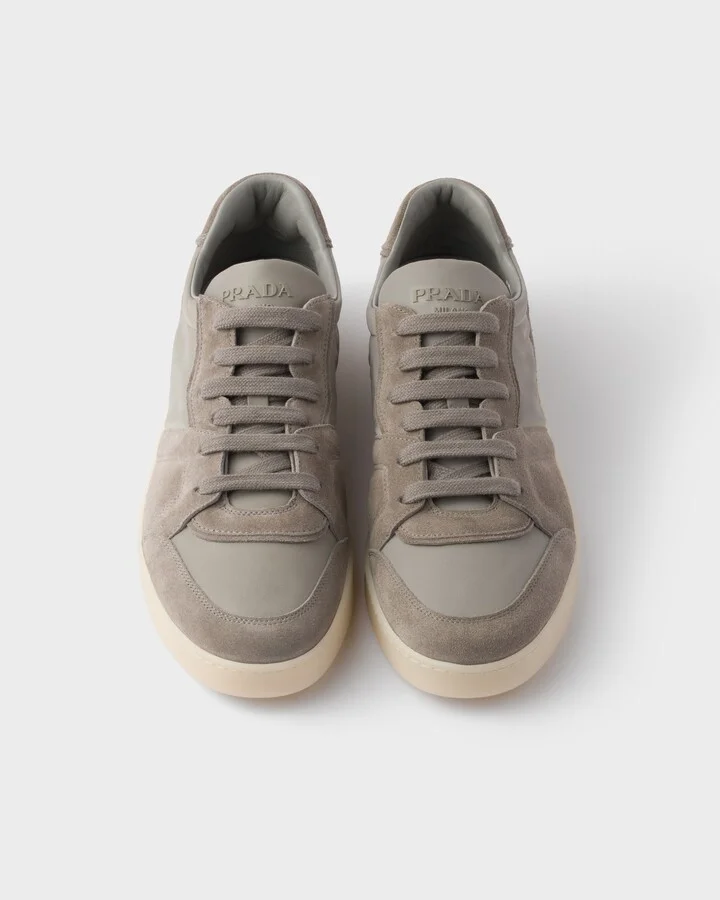 Suede and Re-Nylon sneakers - Image 3