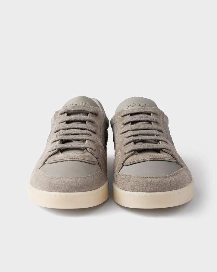 Suede and Re-Nylon sneakers - Image 5