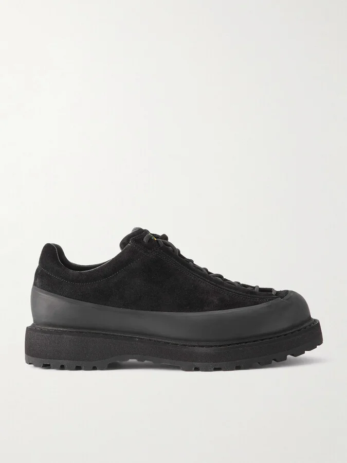 Suede and Rubber Sneakers