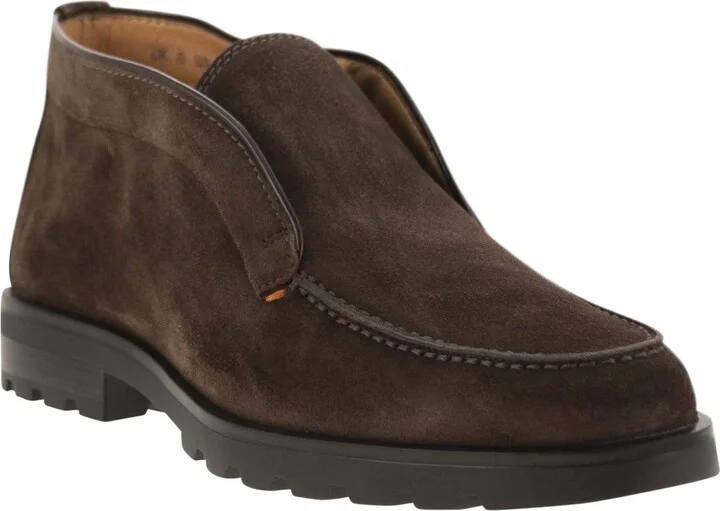 Suede Ankle Boot Without Laces - Image 2