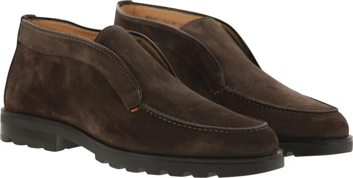 Suede Ankle Boot Without Laces - Image 4
