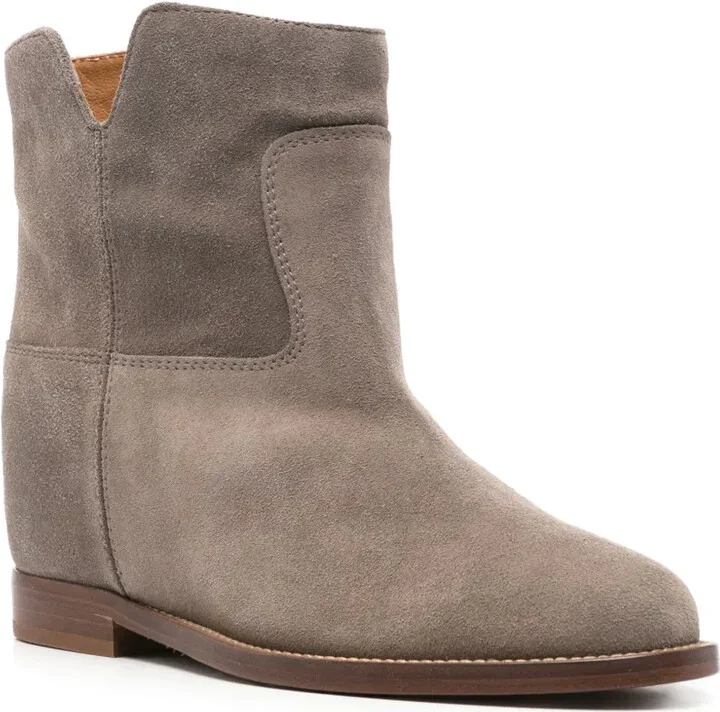 Suede Ankle Boots - Image 2