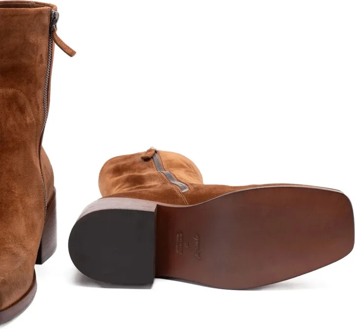 Suede Ankle Boots - Image 5