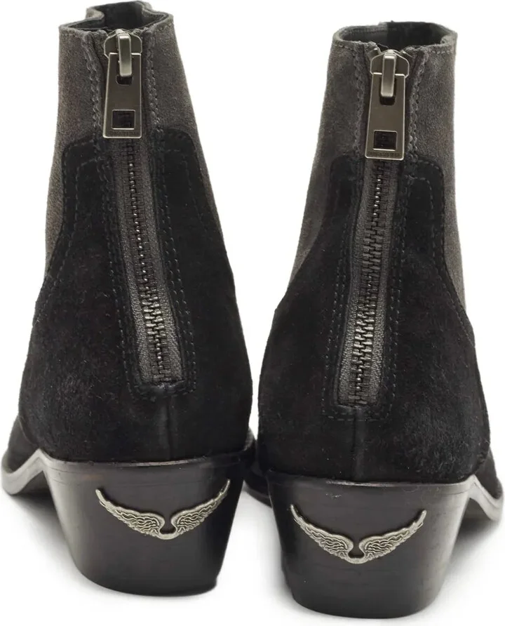 Suede Ankle Boots - Image 3