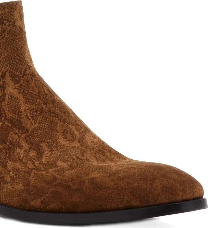Suede Ankle Boots - Image 5