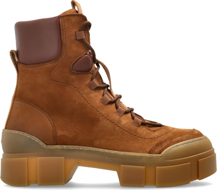 Suede Ankle Boots, , - Brown