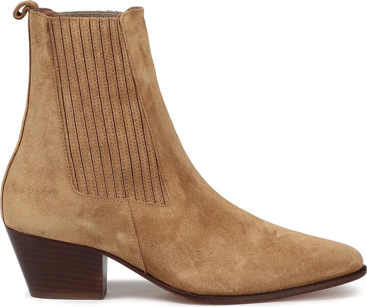 Suede ankle boots