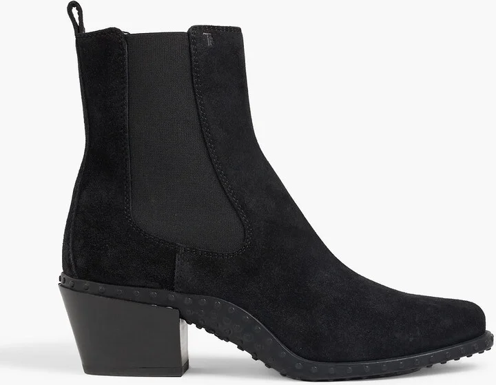 Suede ankle boots