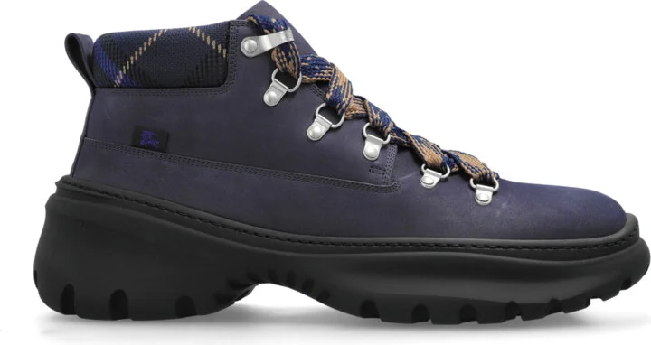 Suede Ankle Boots Scoot, , Navy - Blue