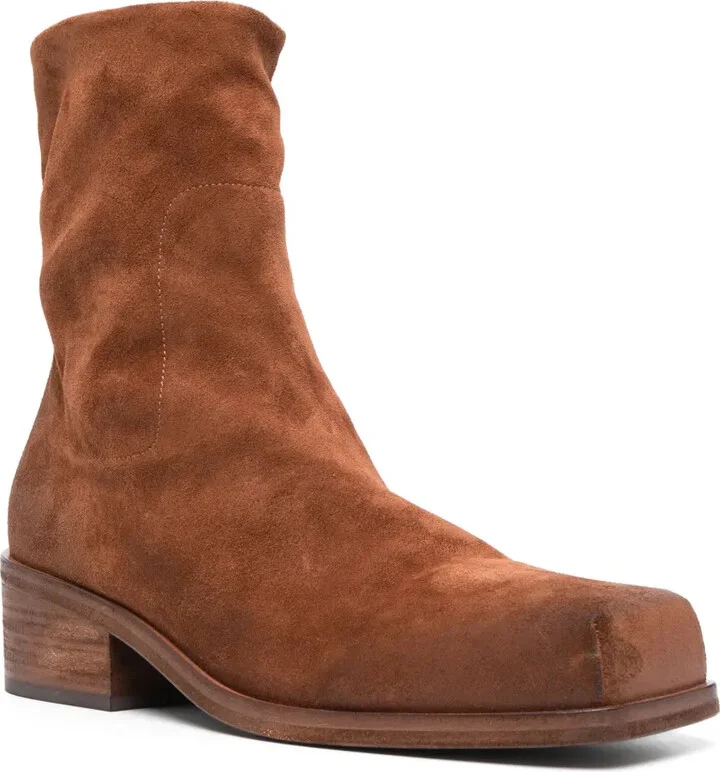 Suede Ankle-Length Boots - Image 2