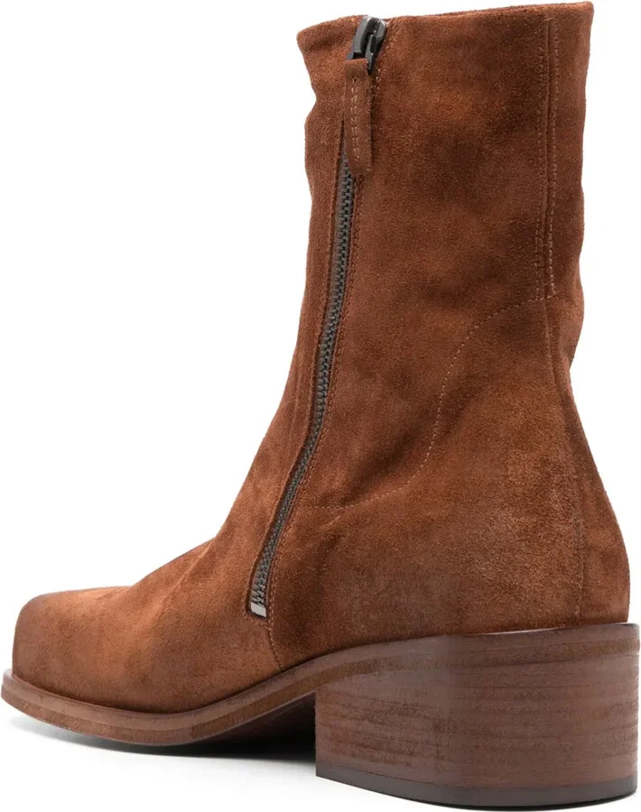 Suede Ankle-Length Boots - Image 3