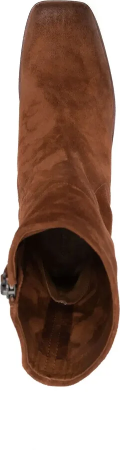 Suede Ankle-Length Boots - Image 4