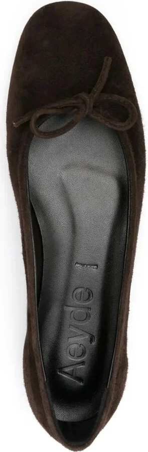 Suede Ballerina Shoes - Image 4