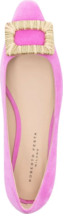 Suede Ballerina Shoes - Image 4