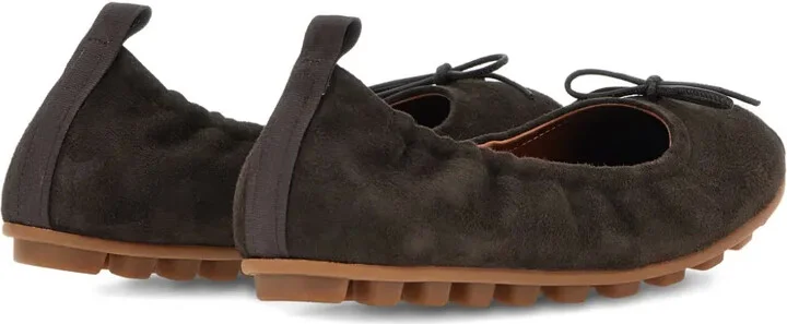 Suede Ballerina Shoes - Image 3