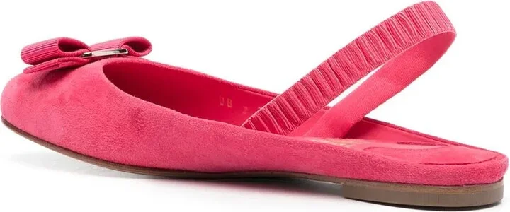 Suede ballerina shoes - Image 3