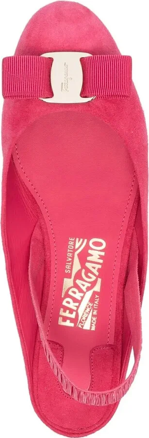 Suede ballerina shoes - Image 4