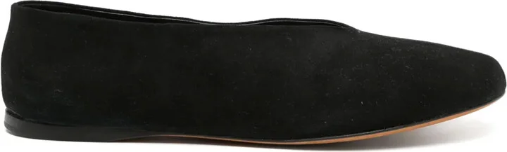 Suede Ballerina Shoes