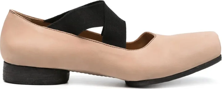 Suede Ballerina Shoes