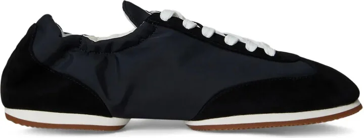 Suede Ballerina Sneakers