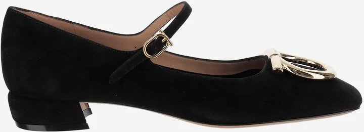 Suede Ballerinas